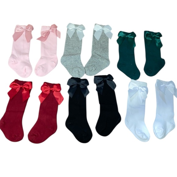lawadka Other - 6 pairs baby bow knee high 0-6 months